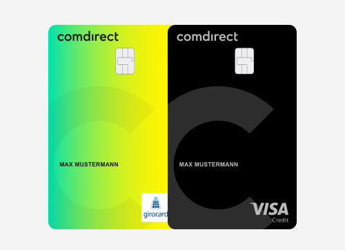 Visa-Debitkarte: Abbildung von Smartphone und Smartwatch